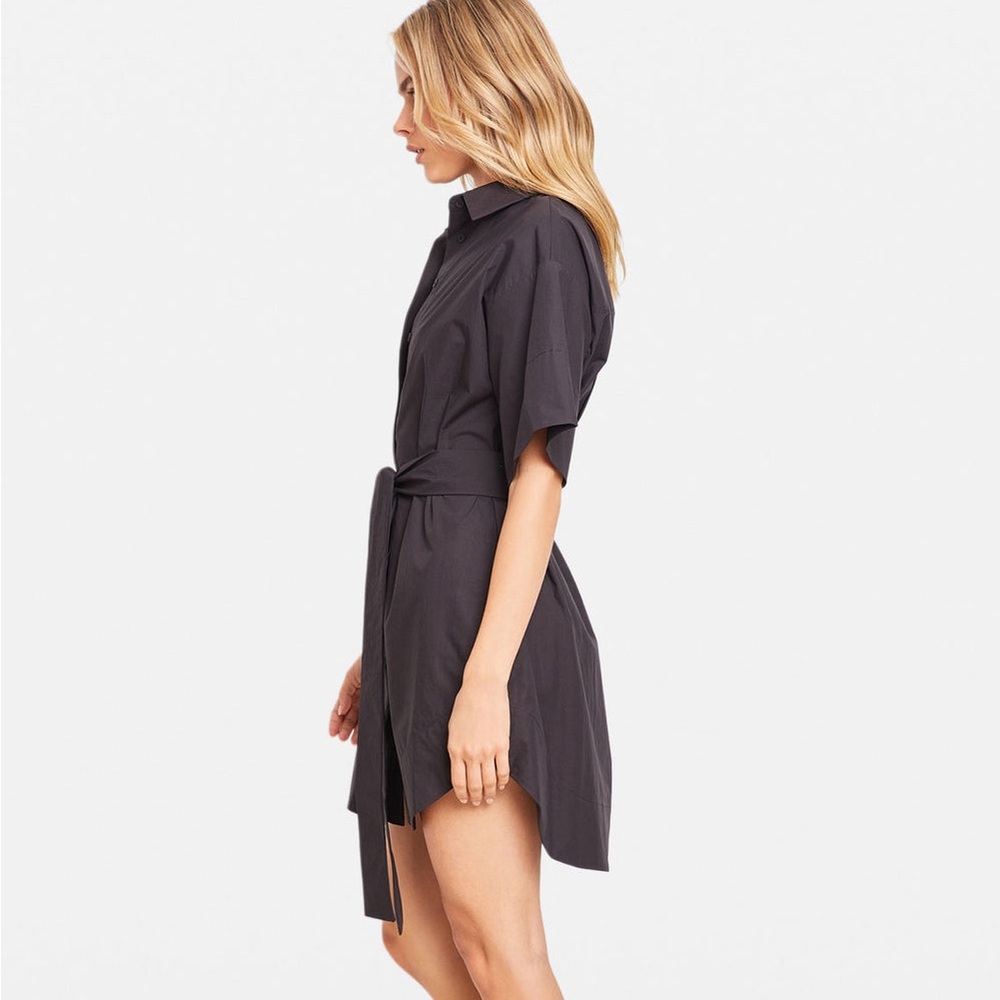 AEXAE Kimono Mini Dress in Black | revolve - Picture 5 of 5